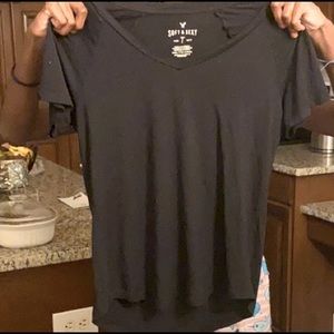 American Eagle basic black tee